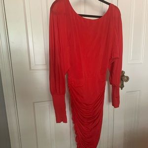 Bebe size 6 brand new red dress